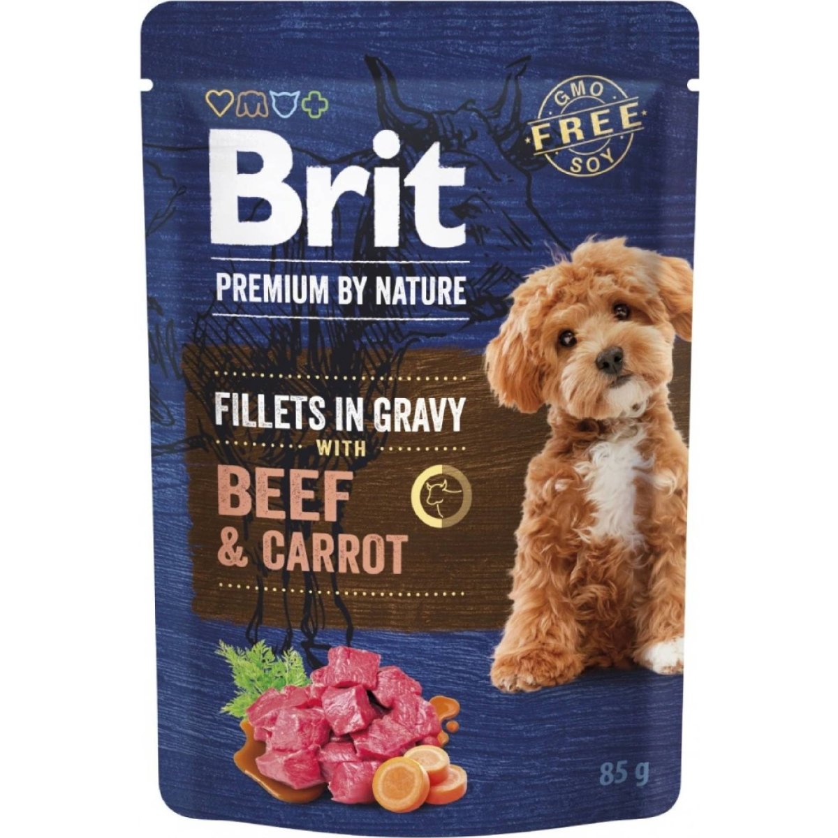 Brit Premium by Nature Dog kapsička v omáčce 85 g