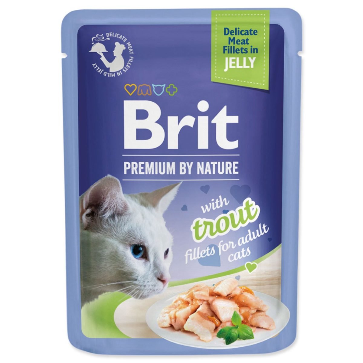 Brit Premium by Nature Cat kapsička v želé 85 g