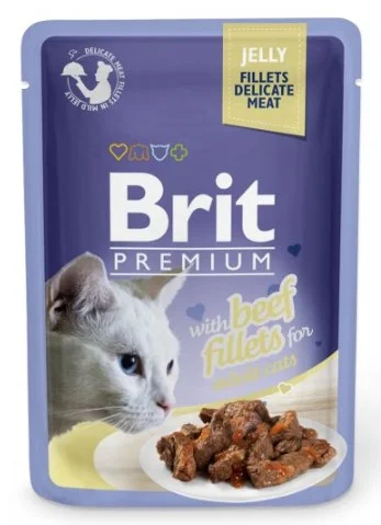 Brit Premium by Nature Cat kapsička v želé 85 g