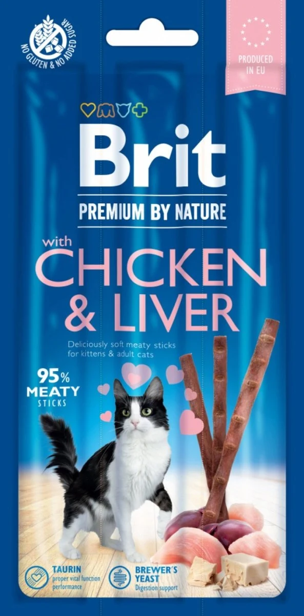Brit Premium by Nature Cat Sticks tyčinky
