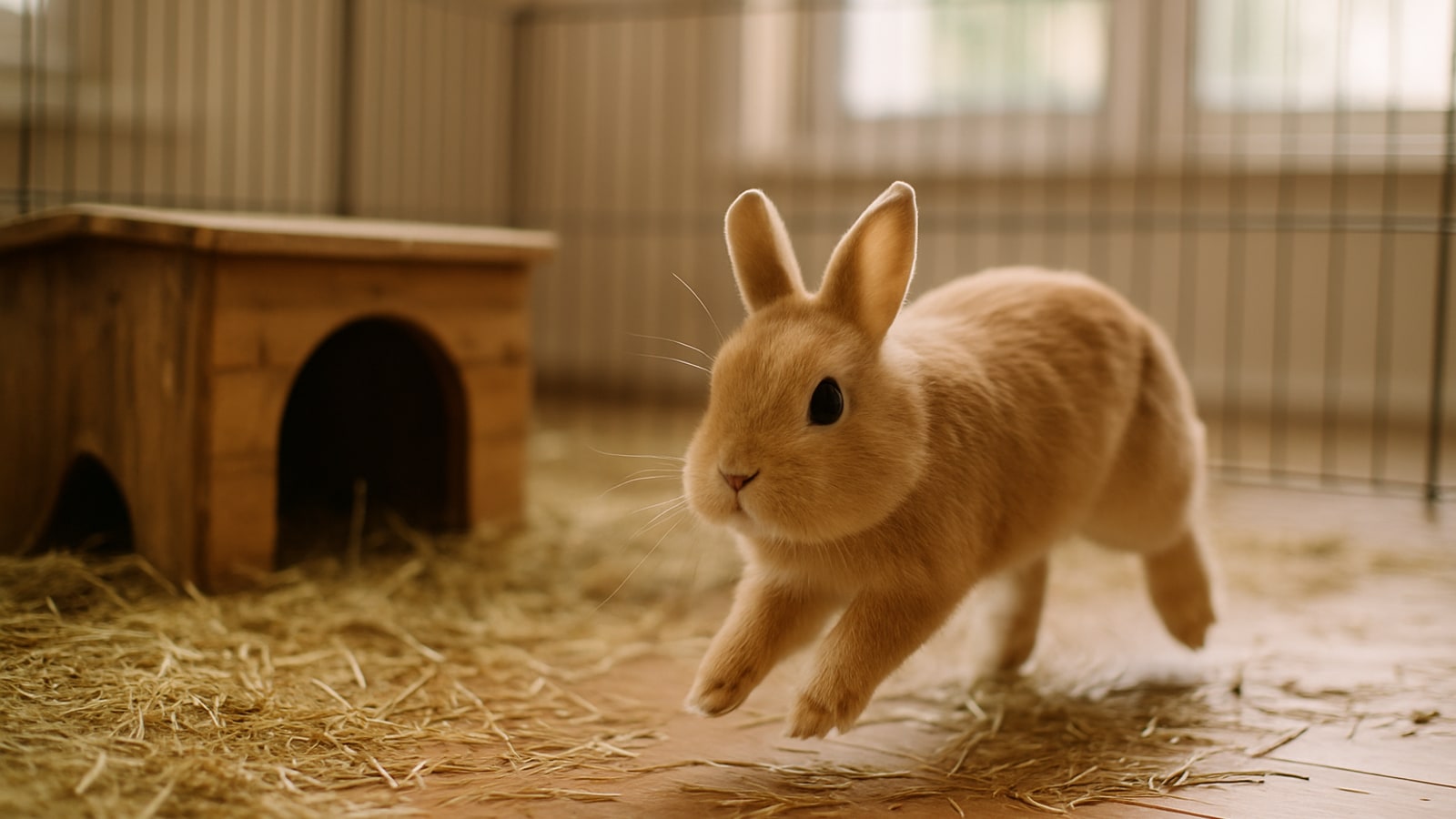 Jak velký výběh a klec králík potřebuje